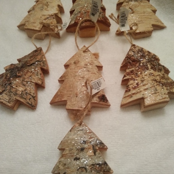 Holiday Lane BirchWood 11 Christmas Tree Ornaments - Picture 2 of 4